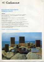 Cabasse 1975 - Catalog 
